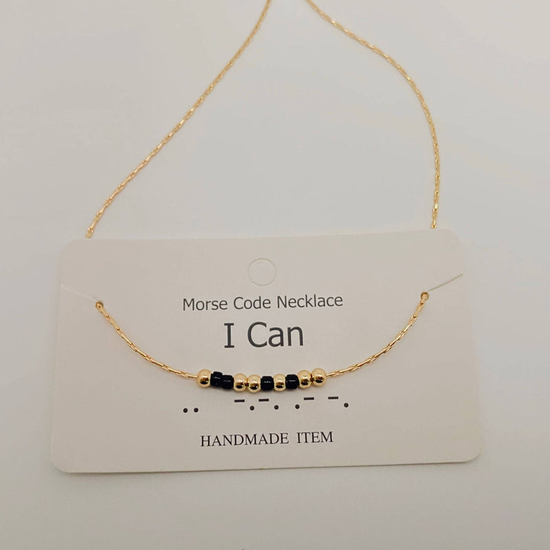 Morse Code Necklace