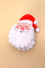 CHRISTMAS TREE SANTA SNOWMAN HAIR CLAW CLIPS