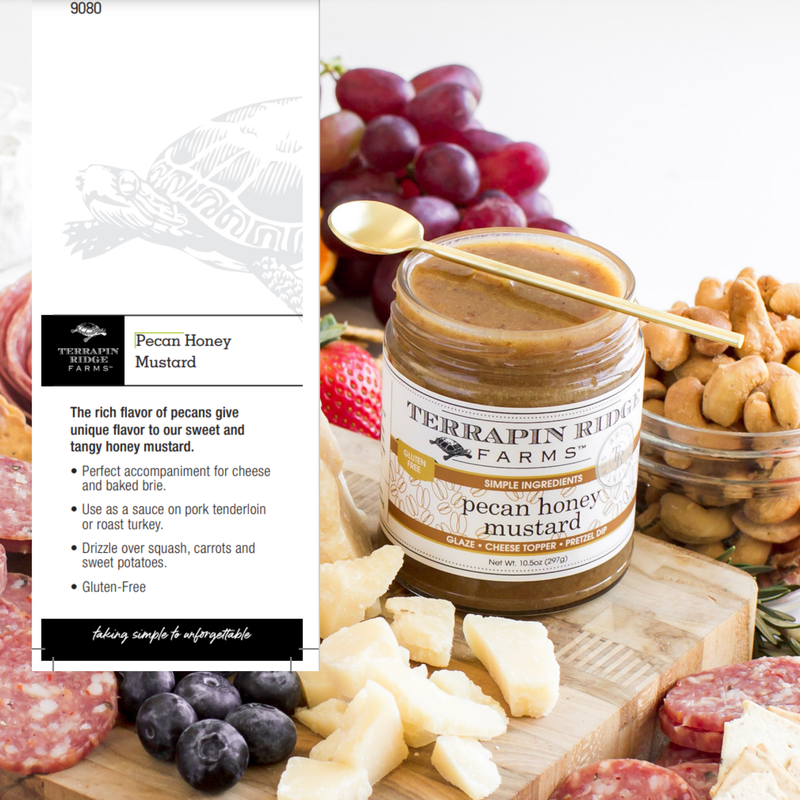 Terrapin Ridge Farms - Shelf Talker Raspberry Honey Mustard Pretzel Dip