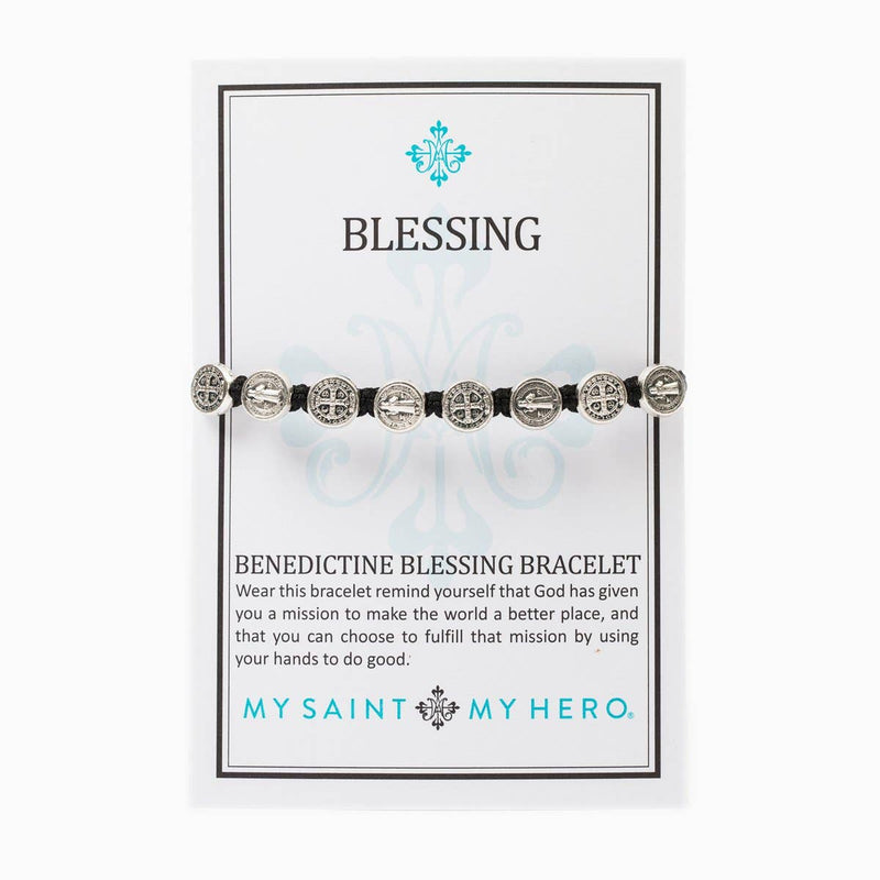 Benedictine Blessing Bracelet - Silver