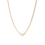 WJW - 18K Gold PVD Stainless Steel Loop Connector Chain Necklace