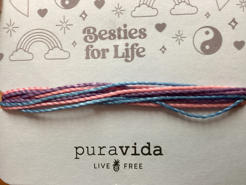 Puravida - Besties for Life Carded string Bracelet