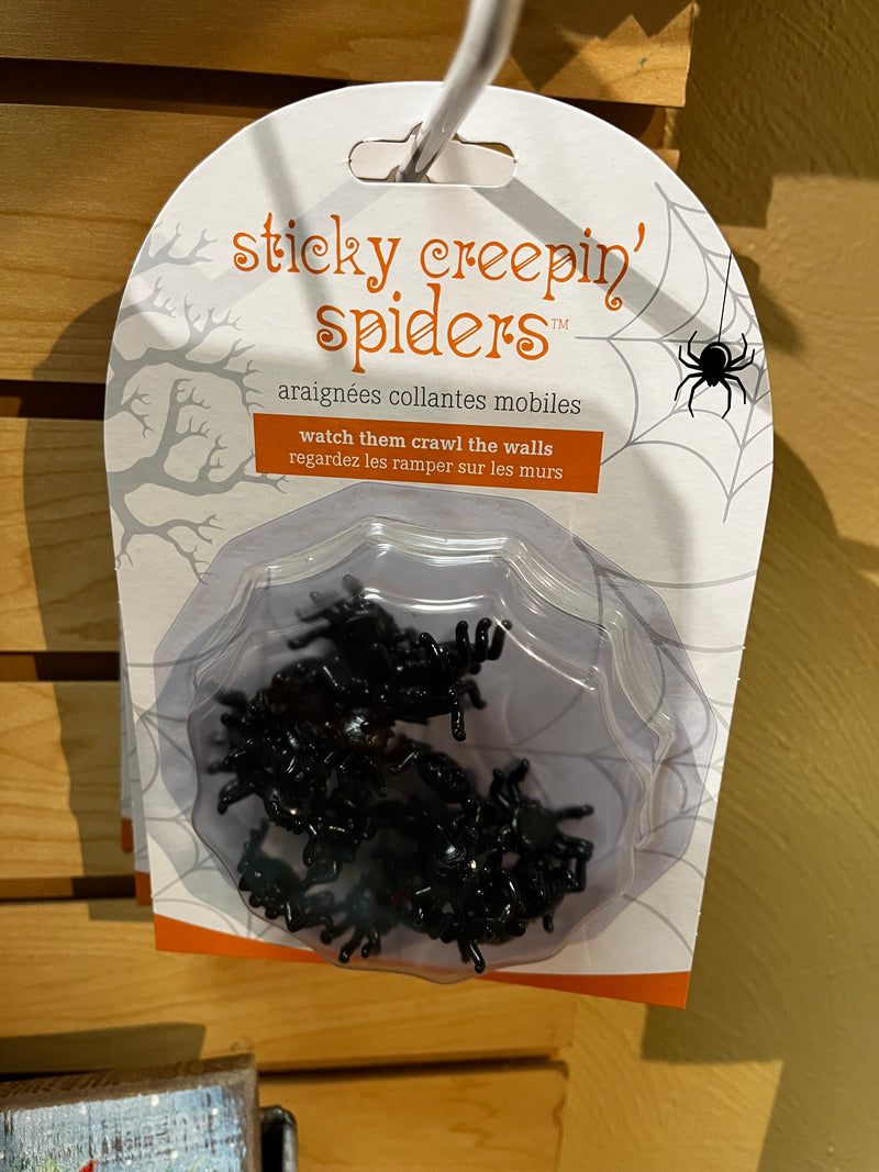 Sticky Creepy Spiders