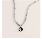 Moonglow - Gray Agate Crystal Beaded Necklace