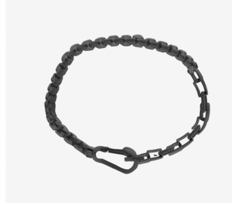 Men’s Carabiner Clasp Chain Bracelet