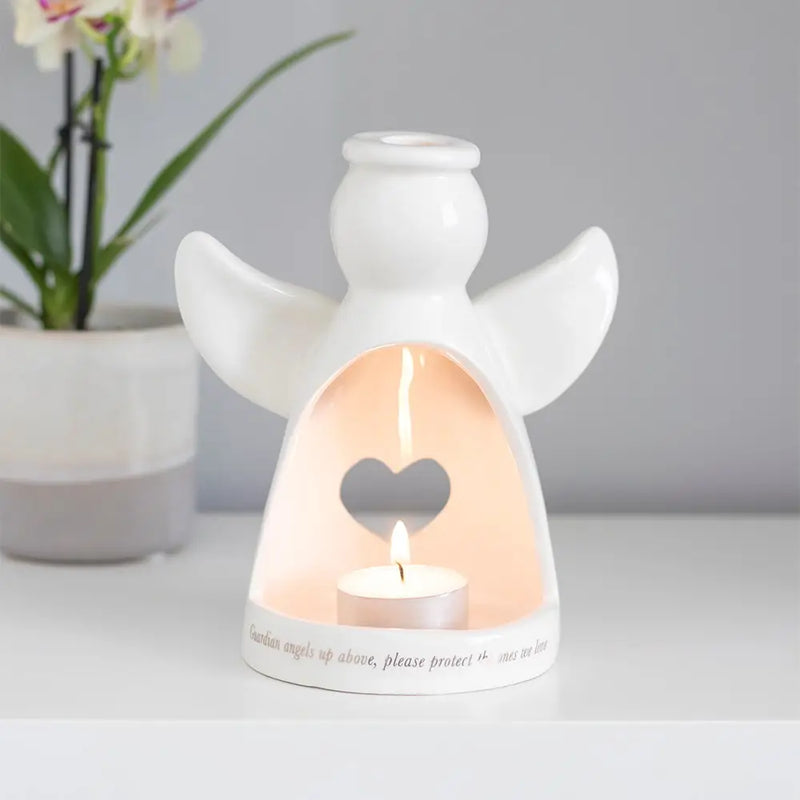 Guardian Angel Tealight Candle Holder