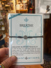 My Saint My Hero - Breathe Bracelet-/ Silver
