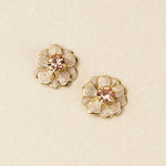 Sparkle & Shine Sm Enamel Flower Earrings