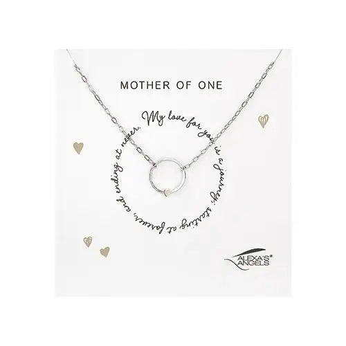 Mother of one, two, three, four necklace