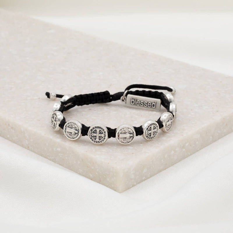 Benedictine Blessing Bracelet - Silver
