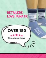 Funatic - Happily Retired - Not My Problem Anymore Socks | Funny Socks