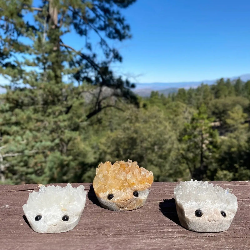 Sparkle Geode Buddy & Crystal Cluster Rock Friend SMALL 💎✨