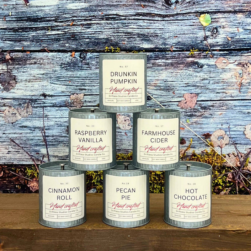 Drunkin Pumpkin Fall Farmhouse Candle - Halloween Candles