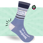 Funatic - Happily Retired - Not My Problem Anymore Socks | Funny Socks