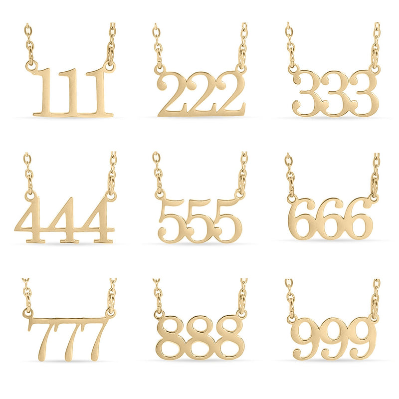 Angel Number Necklace