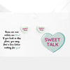 Wona Trading, Inc. - Sweet Talk Message Heart Stud Earrings