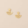 Refined Earring Collection - Sunburst Ear Jacket/GoldVermeil
