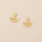Refined Earring Collection - Sunburst Ear Jacket/GoldVermeil