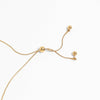 Stainless Steel Adjustable Ball Charm Necklace