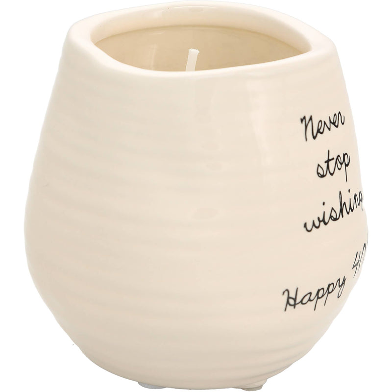 Pavilion - Happy 40th - 8 oz - 100% Soy Wax Candle
Scent: Serenity