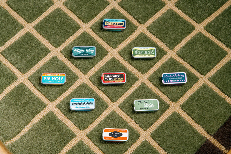 High N Dry Lip Balm | Funny Old School Tin