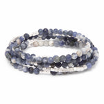 Scout Curated Wears - Stone Wrap Sodalite/Silver - Stone of Intuition