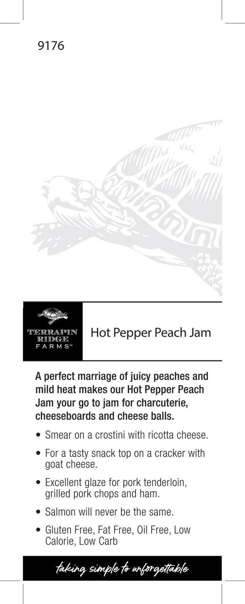 Terrapin Ridge Farms - Shelf Talker Hot Pepper Peach Jam