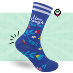 Funatic - Live, Laugh, Fuck Off Socks | Curse Word Socks | Funny Socks