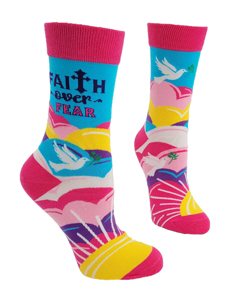 Faith Over Fear Women's Crew Socks