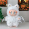Black, pink, and white Labubu-Inspired Plush – Special design for Halloween