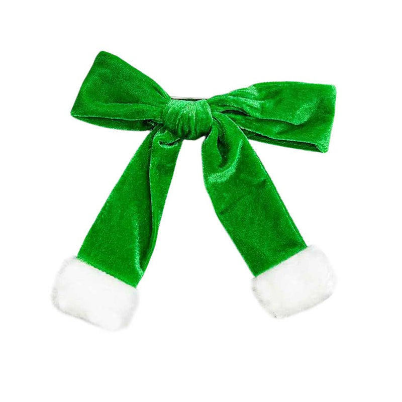 Christmas Bow Barrette