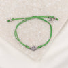 My Saint My Hero - St. Patrick's Day Breathe Bracelet-Green / Silver