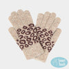 Leopard Patterned Smart Gloves