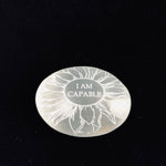 Empowering Selenite Palm Stones