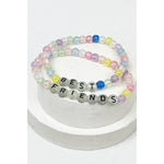 Glow in the Dark Best Friend Colorful Bracelet