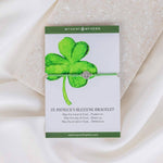 My Saint My Hero - St. Patrick's Day Breathe Bracelet-Green / Silver