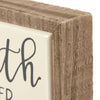 Faith Over Fear Box Sign Mini