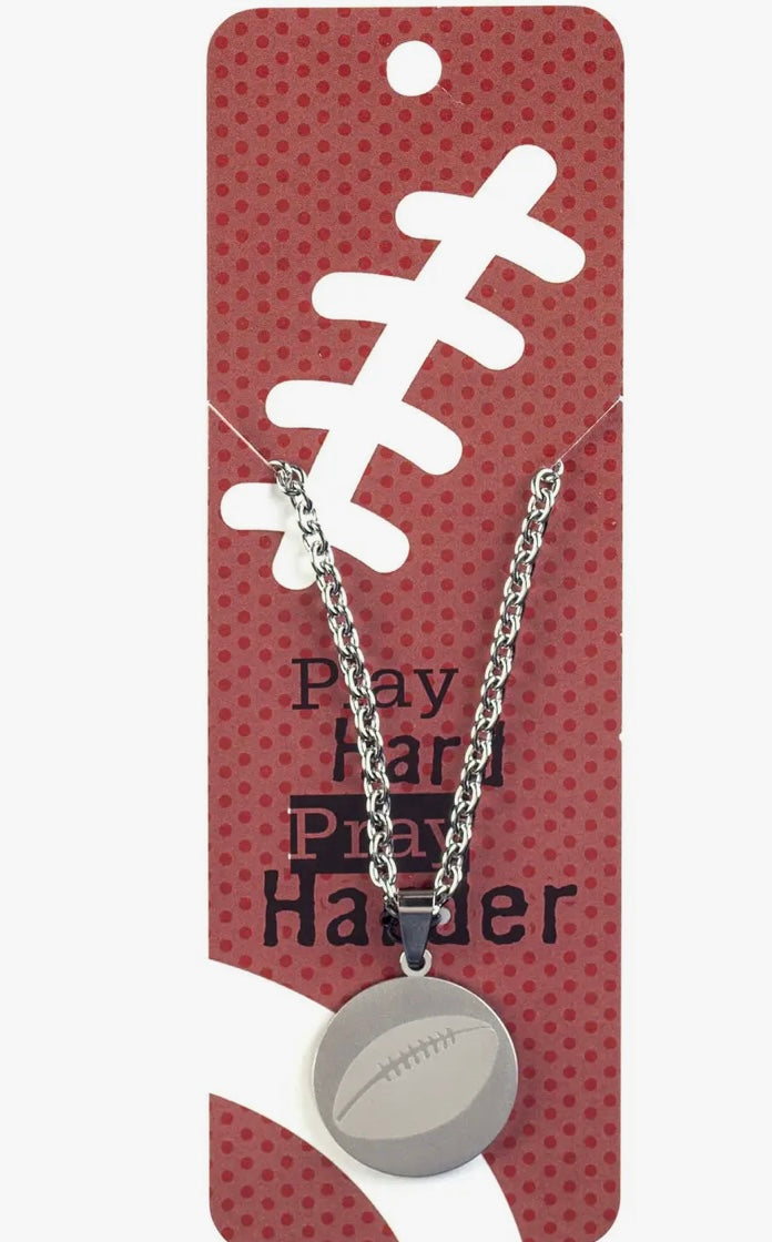 Football Prayer Necklace