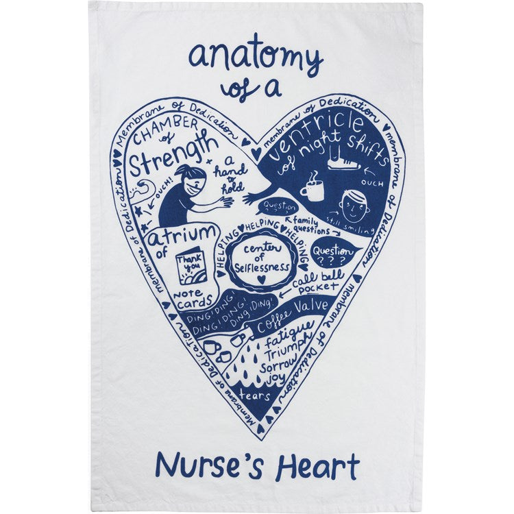 Anatomy of a Nurse’s Heart Towel