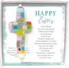 Happy Easter Cross: Handmade Mosaic Glass 4515