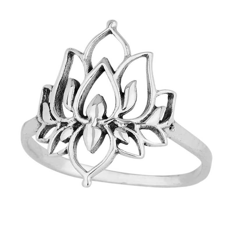 Lotus Lover Sterling Silver Ring
