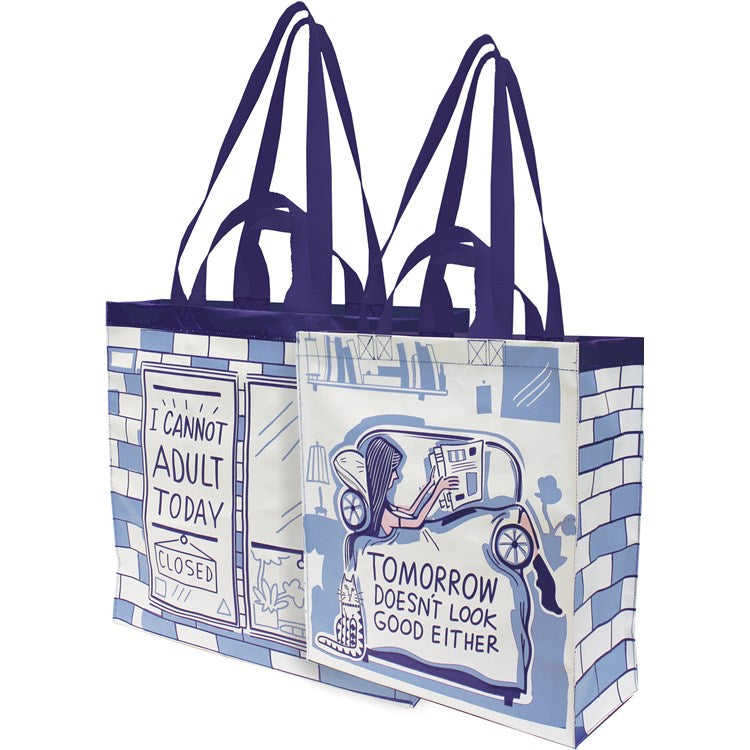 Market Tote- I can’t adult today