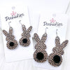 New Acrylic Leopard Bunny Tails -Earrings