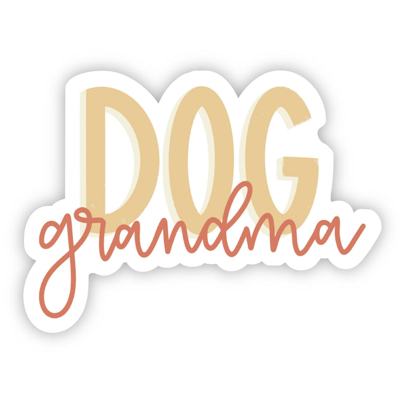 Dog Grandma Lettering Sticker