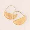 Scout- earrings stone prism hoop