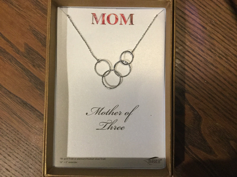 Mother of 1,2,3,4 Necklace