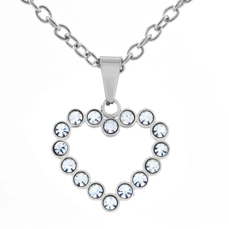 Sparkle heart necklace