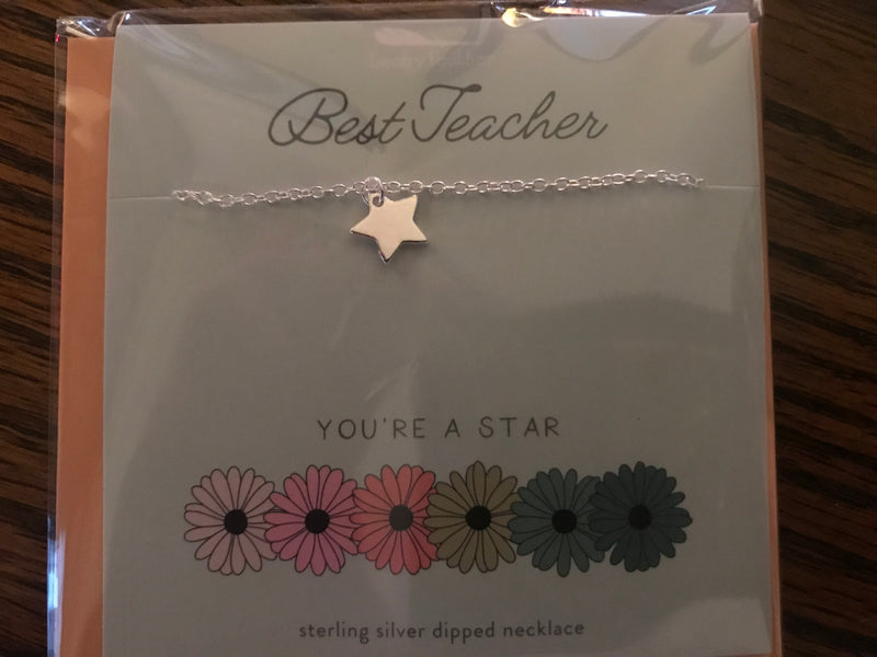 Best Teacher Necklace