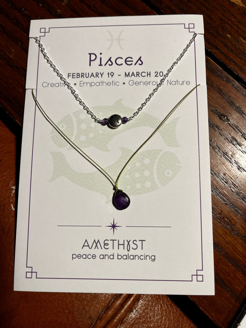 Silver Sparrow Zodiac Necklaces
