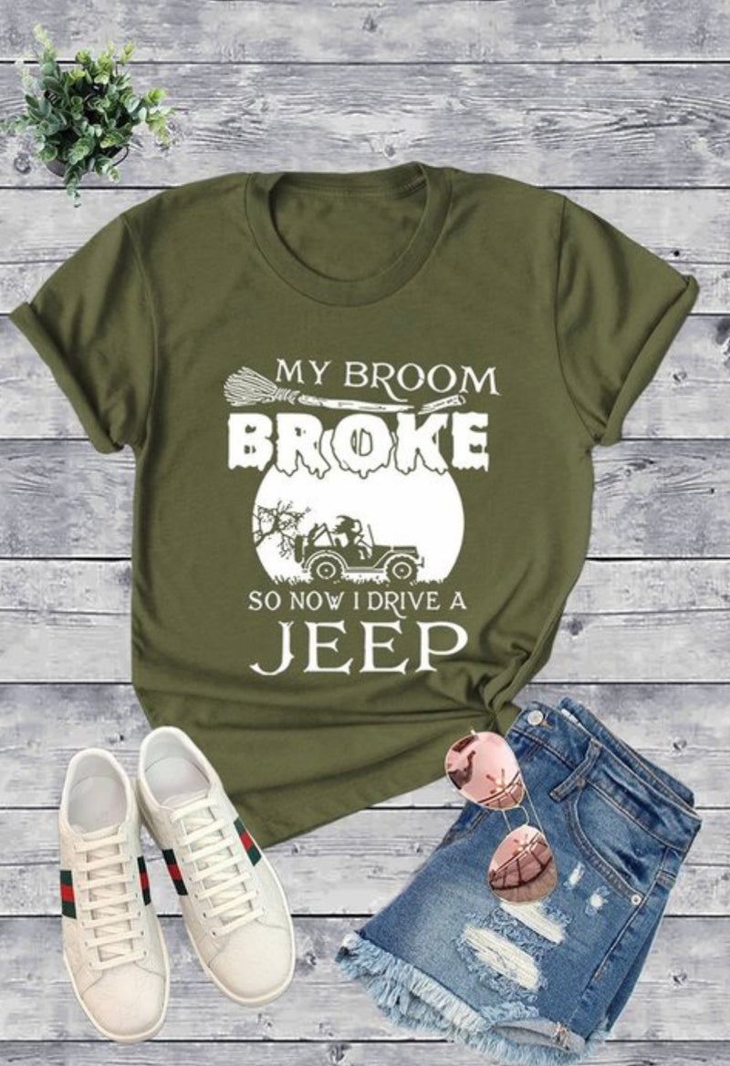 My Broom Broke so now I Drive a Jeep